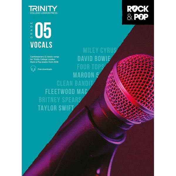 Trinity Rock & Pop Vocals - Grade 5-Sheet Music-Trinity College London-Logans Pianos
