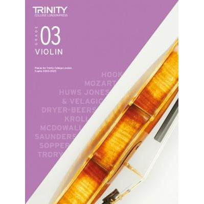 Trinity Violin 2020-23 Grade 3 Score & Part-Sheet Music-Trinity College London-Logans Pianos