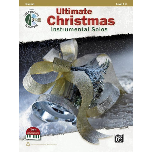 Ultimate Christmas Instrumental Solos Clarinet Book & CD-Sheet Music-Alfreds-Logans Pianos