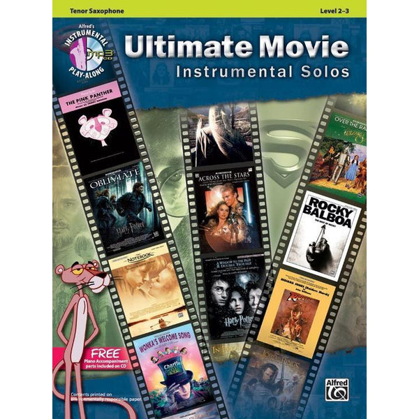 Ultimate Movie Instrumental Solos - Tenor Saxophone-Sheet Music-Alfred Music-Logans Pianos
