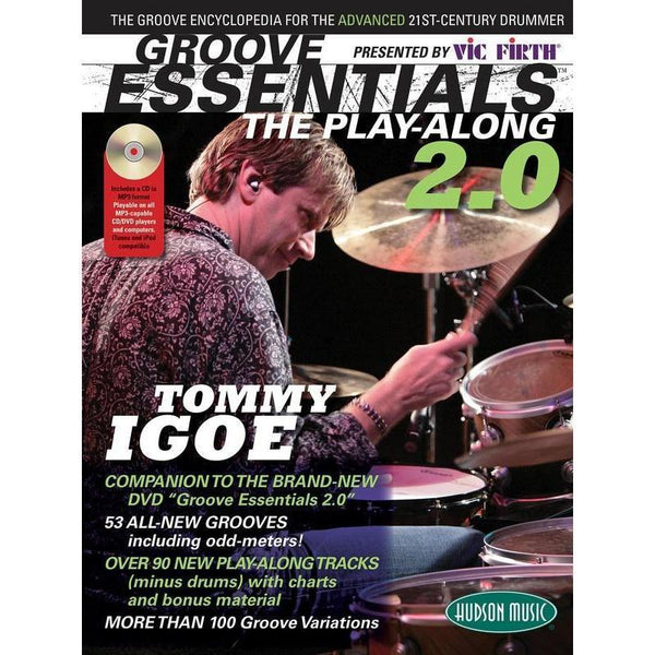 Vic Firth® Presents Groove Essentials 2.0 with Tommy Igoe-Sheet Music-Hudson Music-Logans Pianos