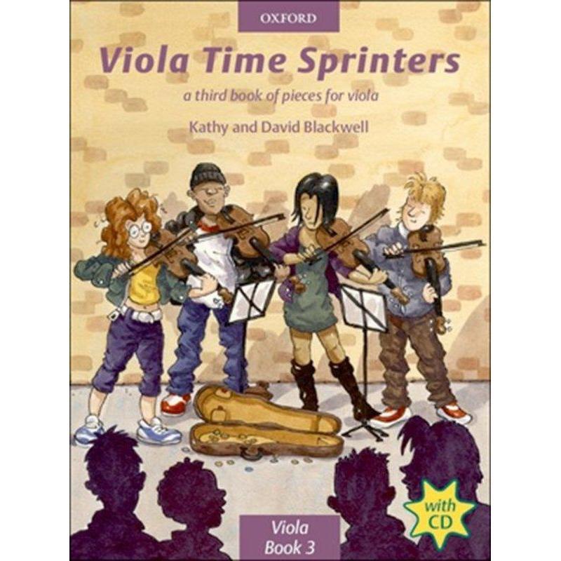 Viola Time Sprinters + CD-Sheet Music-Oxford University Press-Logans Pianos