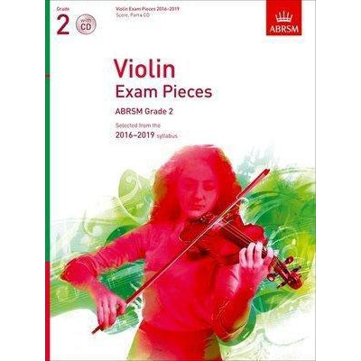 Violin Exam Pieces Grade 2 2016-2019 Score & Part & CD-Sheet Music-ABRSM-Logans Pianos