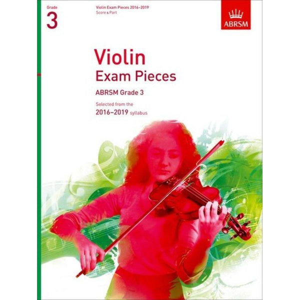 Violin Exam Pieces Grade 3 2016-2019-Sheet Music-ABRSM-Logans Pianos