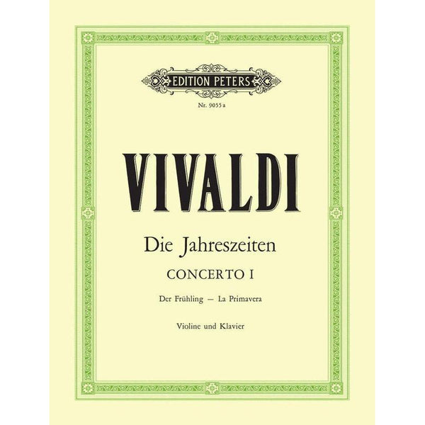 Vivaldi The Four Seasons Op. 8 No. 1 In E-Sheet Music-Edition Peters-Logans Pianos