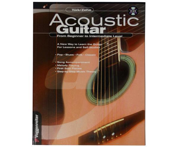 Voggenreiter Acoustic Guitar From Beginner to Intermediate Level Book & CD-Sheet Music-Voggenreiter-Logans Pianos