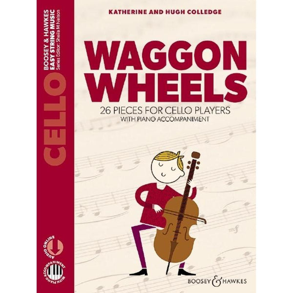 Waggon Wheels Cello-Sheet Music-Boosey & Hawkes-Book/Piano Accompaniment +OLA-Logans Pianos