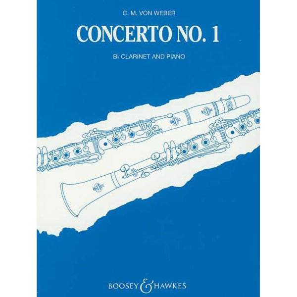 Weber Clarinet Concerto No. 1 Op. 73-Sheet Music-Boosey & Hawkes-Logans Pianos