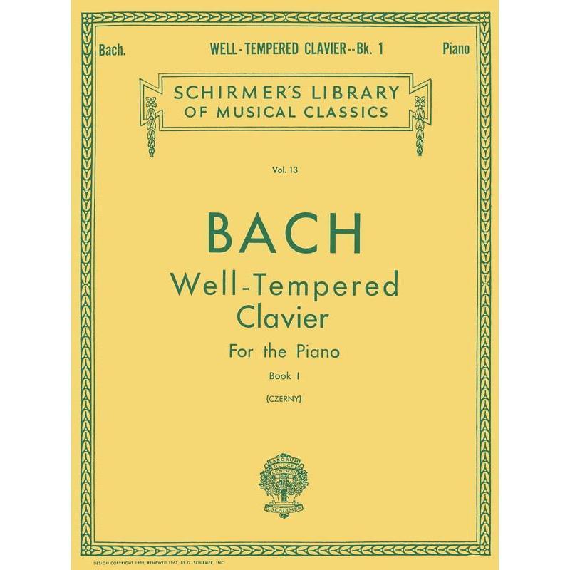 Well Tempered Clavier - Book 1-Sheet Music-G. Schirmer Inc.-Logans Pianos