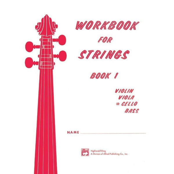 Workbook for Strings - Cello Book 1-Sheet Music-Alfred Music-Logans Pianos