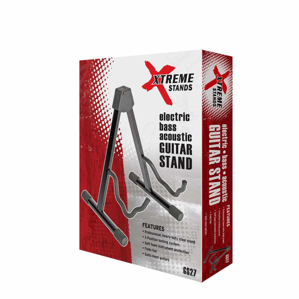 Xtreme GS27 Collapsible Guitar Stand-Guitar & Bass-Xtreme-Logans Pianos