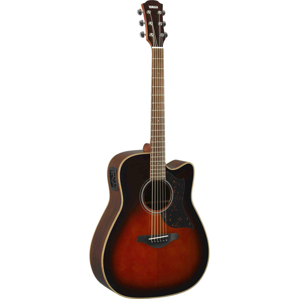 Yamaha A1R Acoustic Electric Guitar-Guitar & Bass-Yamaha-Vintage Natural-Logans Pianos
