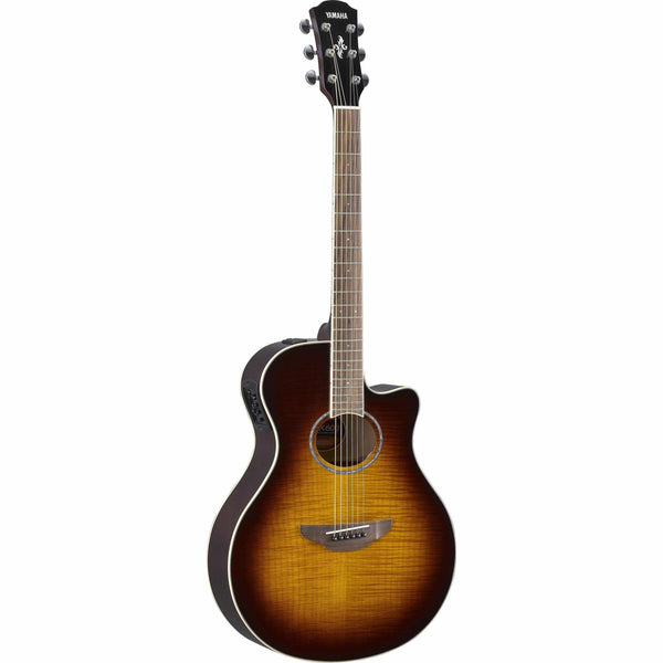 Yamaha APX600FM Acoustic Electric Guitar-Guitar & Bass-Yamaha-Tobacco Brown Sunburst-Logans Pianos