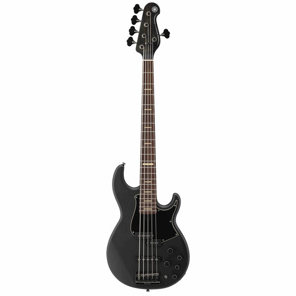 Yamaha BB735A 5 String Bass-Guitar & Bass-Yamaha-Translucent Matte Black-Logans Pianos