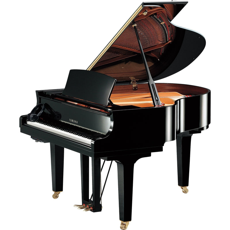 Yamaha C1 SH3 Silent Piano-Piano & Keyboard-Yamaha-Polished Ebony-Logans Pianos