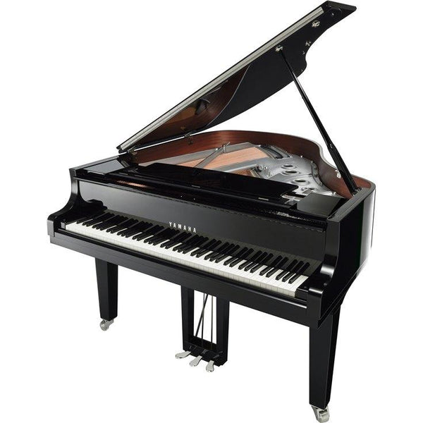 Yamaha C2XPEC Chrome Grand Piano-Piano & Keyboard-Yamaha-Polished Ebony/Chrome-Logans Pianos