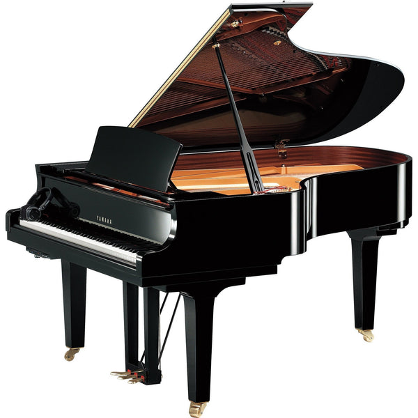 Yamaha C5 SH3 Silent Piano-Piano & Keyboard-Yamaha-Polished Ebony-Logans Pianos
