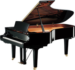 Yamaha C7 SH3 Silent Piano-Piano & Keyboard-Yamaha-Polished Ebony-Logans Pianos