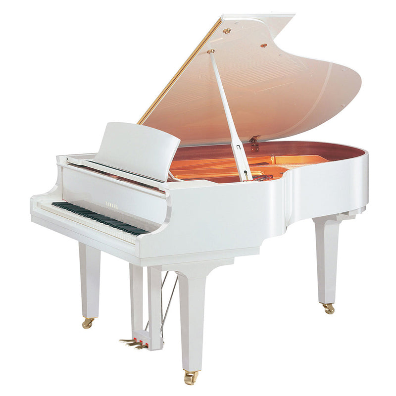 Yamaha C7X Grand Piano-Piano & Keyboard-Yamaha-Polished White-Logans Pianos