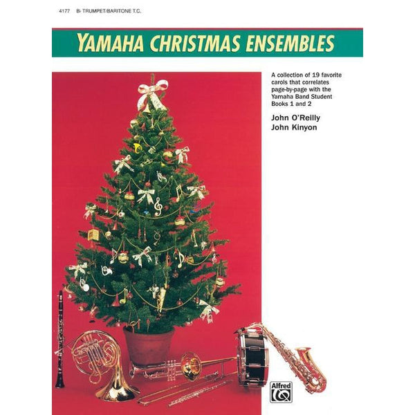 Yamaha Christmas Ensembles: Bb Trumpet/Baritone T.C - Book 1 & 2-Sheet Music-Alfred Music-Logans Pianos