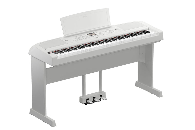 Yamaha DGX-670 Portable Grand Digital Piano-Piano & Keyboard-Yamaha-White-Logans Pianos