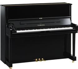 Yamaha DYUS1 Disklavier Upright Piano-Piano & Keyboard-Yamaha-Polished Ebony-Logans Pianos