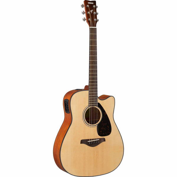 Yamaha FGX800C Acoustic Guitar-Guitar & Bass-Yamaha-Natural-Logans Pianos