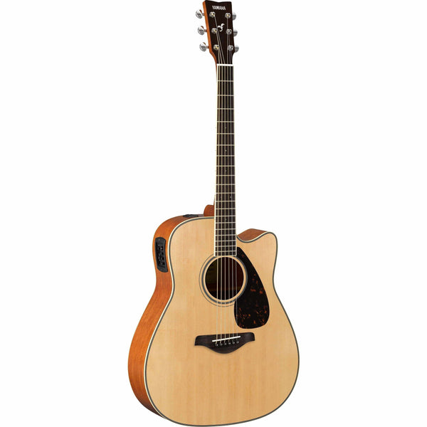 Yamaha FGX820C Acoustic Guitar-Guitar & Bass-Yamaha-Natural-Logans Pianos