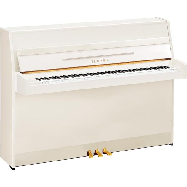 Yamaha JU109 Student Upright Piano-Piano & Keyboard-Yamaha-Polished White-Logans Pianos