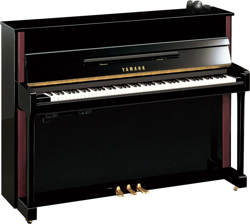 Yamaha JX113T SC3 Silent Piano-Piano & Keyboard-Yamaha-Polished Ebony-Logans Pianos