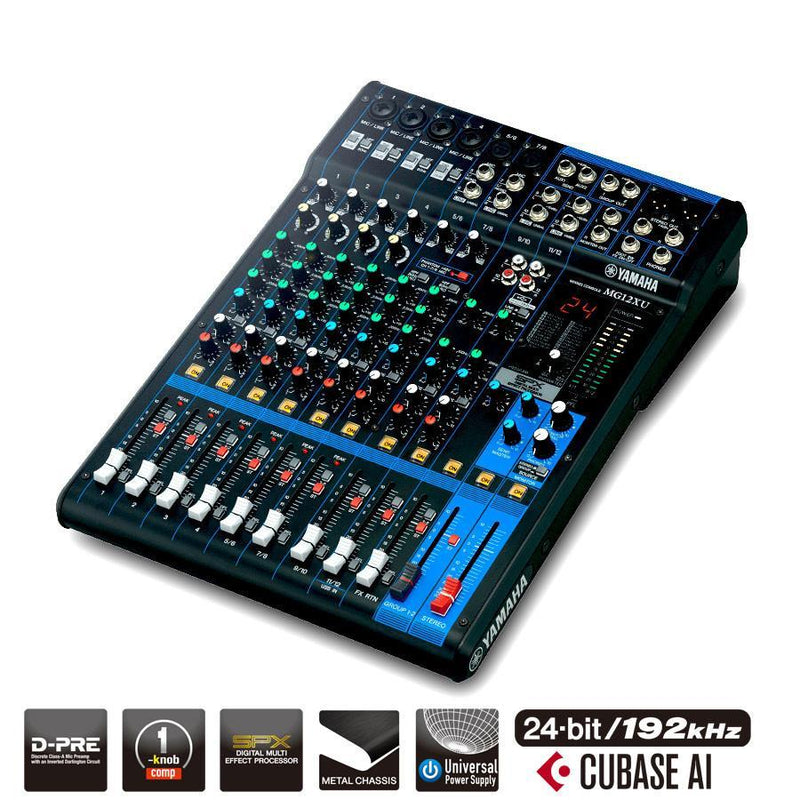 Yamaha MG12XU Mixer-Live Sound & Recording-Yamaha-Logans Pianos