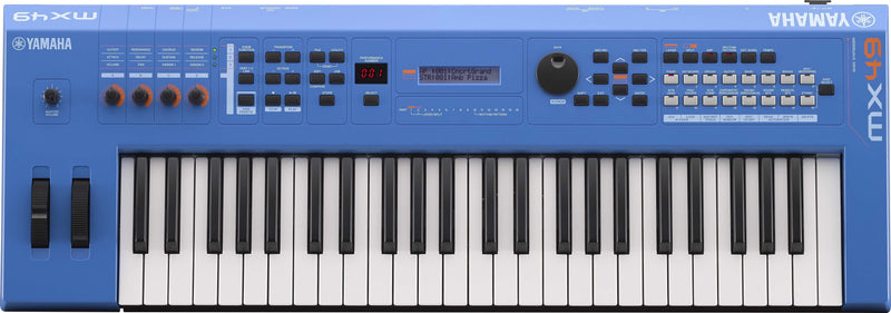 Yamaha MX49 Synthesizer-Piano & Keyboard-Yamaha-Blue-Logans Pianos