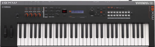 Yamaha MX61 Synthesizer-Piano & Keyboard-Yamaha-Black-Logans Pianos