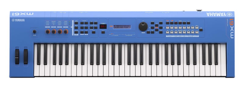 Yamaha MX61 Synthesizer-Piano & Keyboard-Yamaha-Blue-Logans Pianos