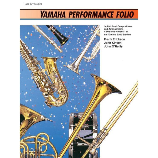 Yamaha Performance Folio: Bb Trumpet - Book 1-Sheet Music-Alfred Music-Logans Pianos