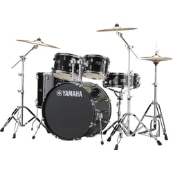 Yamaha Rydeen Euro Drum Kit-Drums & Percussion-Yamaha-Black Glitter-Logans Pianos
