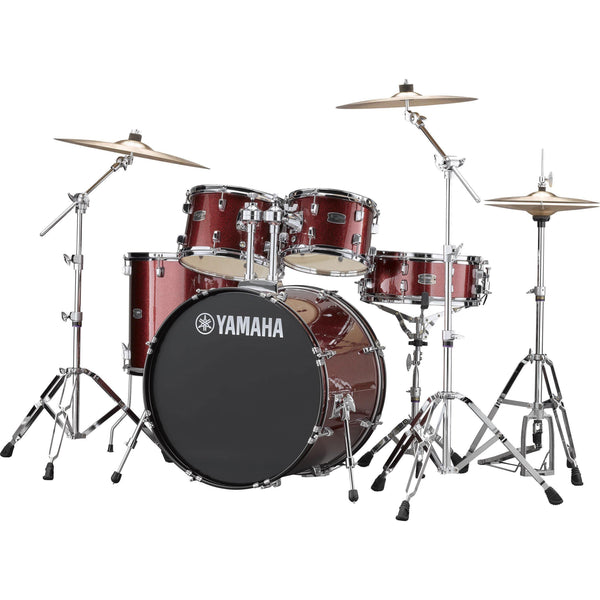 Yamaha Rydeen Euro Drum Kit-Drums & Percussion-Yamaha-Burgundy Glitter-Logans Pianos