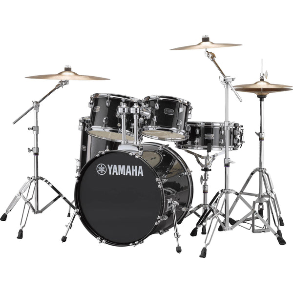Yamaha Rydeen Fusion Drum Kit-Drums & Percussion-Yamaha-Black Glitter-Logans Pianos