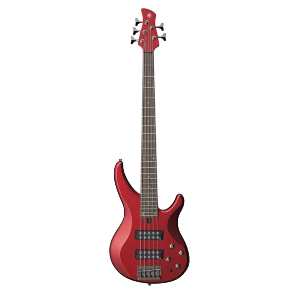 Yamaha TRBX305 5 String Bass-Guitar & Bass-Yamaha-Candy Apple Red-Logans Pianos