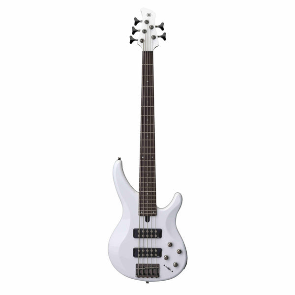 Yamaha TRBX305 5 String Bass-Guitar & Bass-Yamaha-White-Logans Pianos