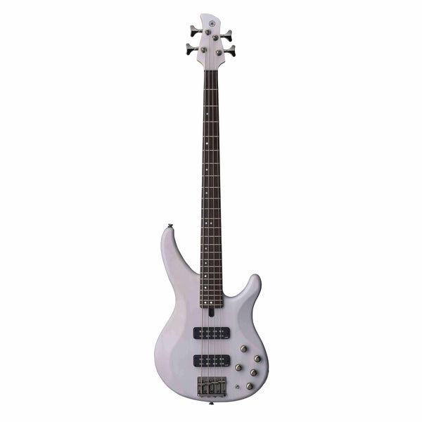 Yamaha TRBX504 4 String Bass Guitar-Guitar & Bass-Yamaha-Translucent White-Logans Pianos