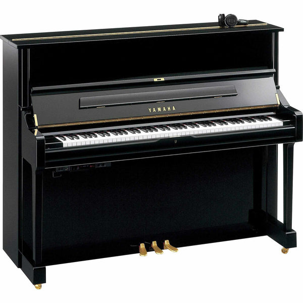 Yamaha U1 SH3 Silent Piano-Piano & Keyboard-Yamaha-Polished Ebony-Logans Pianos