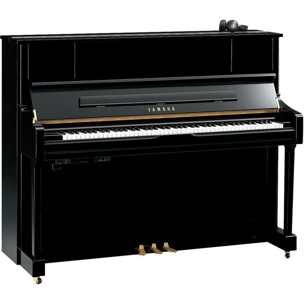 Yamaha U1J SC3 Silent Piano-Piano & Keyboard-Yamaha-Polished Ebony-Logans Pianos