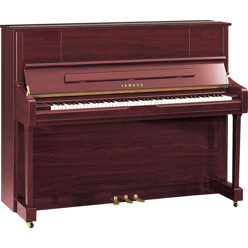 Yamaha U1J Upright Piano-Piano & Keyboard-Yamaha-Polished Mahogany-Logans Pianos