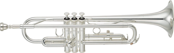 Yamaha YTR2330 Trumpet-Brass & Woodwind-Yamaha-Silver Plated-Logans Pianos