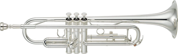 Yamaha YTR3335 Trumpet-Brass & Woodwind-Yamaha-Silver Plated-Logans Pianos