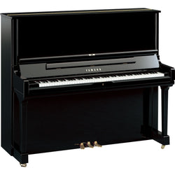 Yamaha YUS3 Upright Piano-Piano & Keyboard-Yamaha-Polished Ebony-Logans Pianos