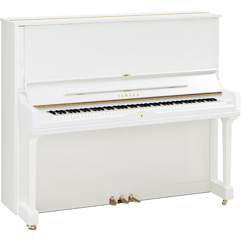 Yamaha YUS3 Upright Piano-Piano & Keyboard-Yamaha-Polished White-Logans Pianos
